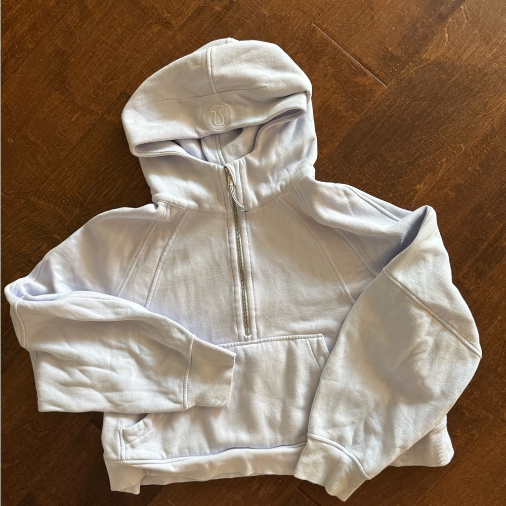 Lululemon Scuba Half Zip Hoodie Size  XL/XXL Ice Blue